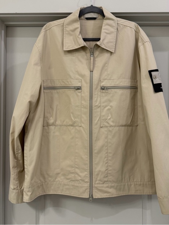 Stone Island Other - NEW Stone Island Sand Zip Shirt Jacket with Sleeve Badge